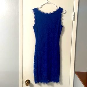 Blue Lace Dress Jump Apparel